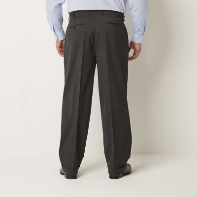 Stafford Coolmax All Season Ecomade Mens Big and Tall Classic Fit Suit Pants