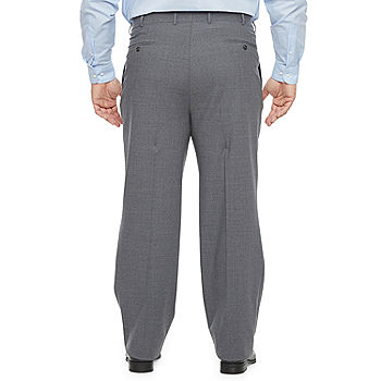 Stafford Coolmax All Season Ecomade Mens Big and Tall Stretch Fabric  Classic Fit Suit Pants