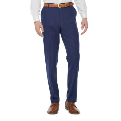 J. Ferrar Ultra Comfort Mens Big and Tall Classic Fit Flat Front Suit Pant