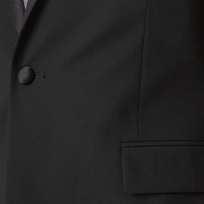 J. Ferrar Ultra Comfort Evening Edition Mens Big & Tall Tuxedo Jacket