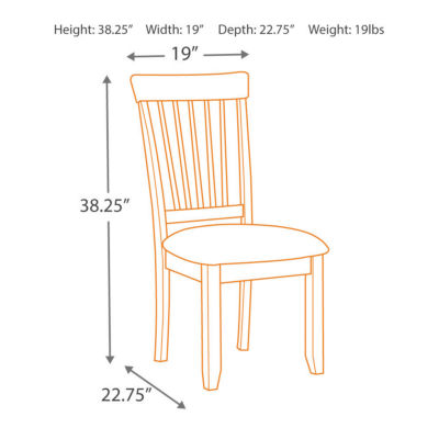 Signature Design by Ashley® Set of 2 Berringer Upholstered Dining Side Chairs