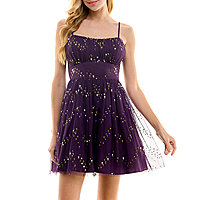 jcpenney purple dress