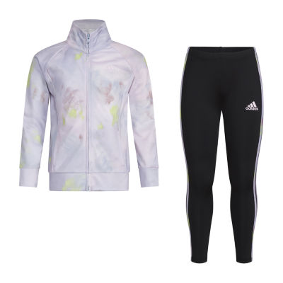 adidas Little Girls 2-pc. Pant Set