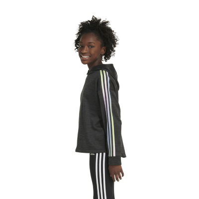 Adidas Floral Elongated Hoodie Set - Girls' Preschool