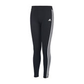 adidas Big Girls Mid Rise Flare Full Length Leggings, Color: Adi