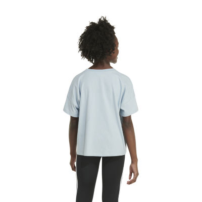 adidas Big Girls Crew Neck Short Sleeve T-Shirt