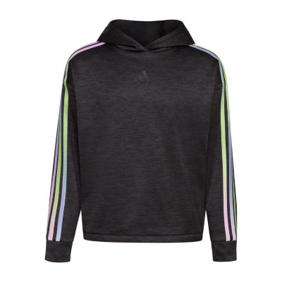 Adidas best sale striped hoodie