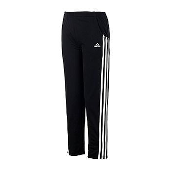 adidas Big Girls Mid Rise Tapered Track Pant, Color: Black - JCPenney