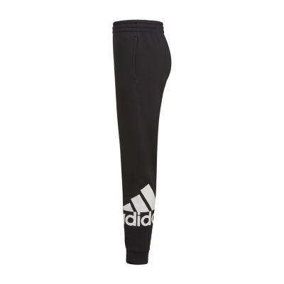 adidas Little Boys Mid Rise Cuffed Jogger Pant