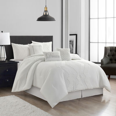 Stratford Park Eloise 7-pc. Geometric Midweight Comforter Set