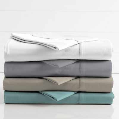 Color Sense Premium Cotton Blend Wrinkle-Resistant Sateen Weave Sheet Set