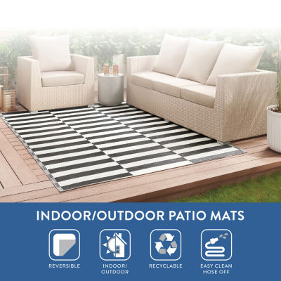 Patio Armor By Surefit Marcio Weather Resistant Outdoor Rectanglular Area Rug