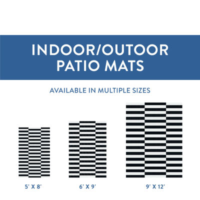 Patio Armor By Surefit Marcio Weather Resistant Outdoor Rectanglular Area Rug