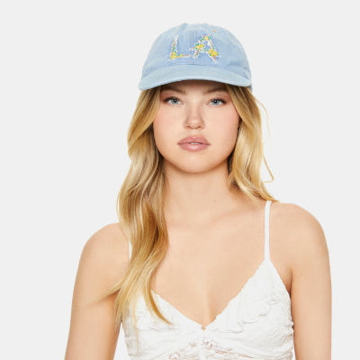 Forever 21 La Embroidered Womens Logo Baseball Cap