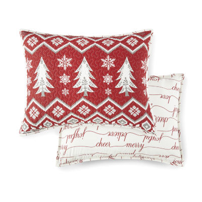 North Pole Trading Co. Holiday Fairisle Quilt Set