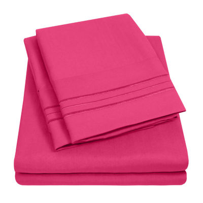 Sweet Home Collection™ Supreme Soft Microfiber Wrinkle Free 4-Piece Sheet Set