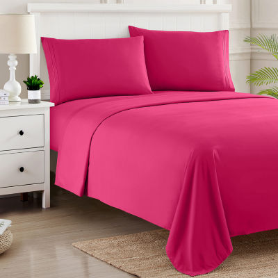 Sweet Home Collection™ Supreme Soft Microfiber Wrinkle Free 4-Piece Sheet Set