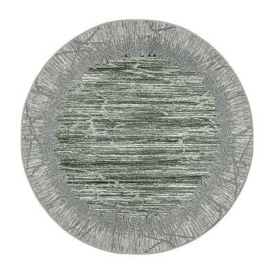 Radici Davide Abstract Indoor Round Area Rug