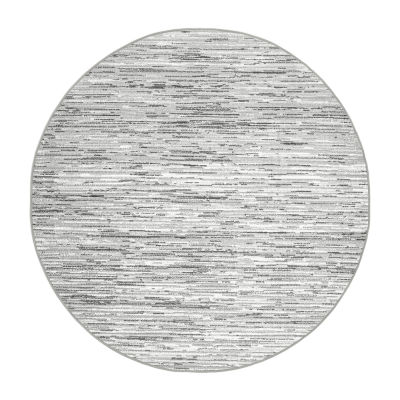 Radici Davide Stripe Indoor Round Area Rug