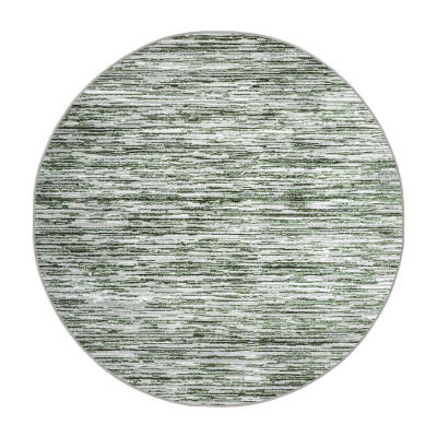 Radici Davide Stripe Indoor Round Area Rug