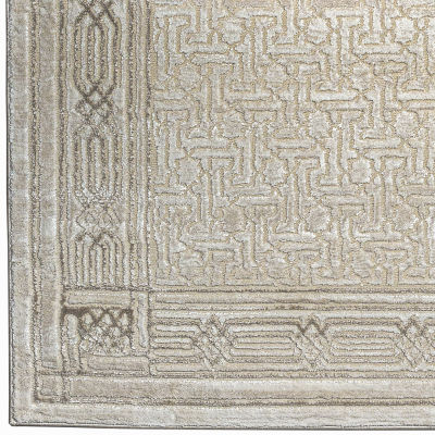 Radici Davide Bordered Indoor Rectangular Accent Rug