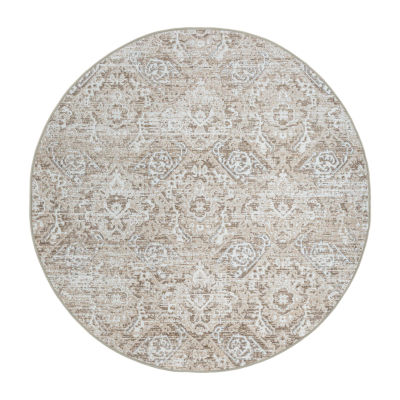 Radici Livingo Abstract 5X5 Indoor Round Area Rug