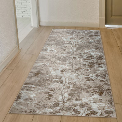 Radici Livigno Floral Indoor Rectangular Runner