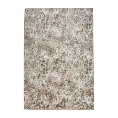 Radici Usa Livigno Floral Washable Indoor Rectangular Accent Rug