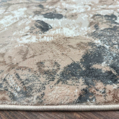 Radici Usa Livigno Floral Washable Indoor Rectangular Accent Rug