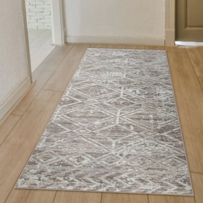 Radici Livigno Floral 24"X96" Indoor Rectangular Runner