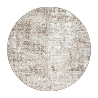 Radici Livigno Abstract Indoor Round Area Rug