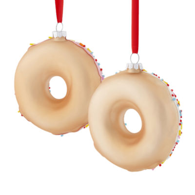 North Pole Trading Co. Doughnuts Set 2-pc. Christmas Ornament