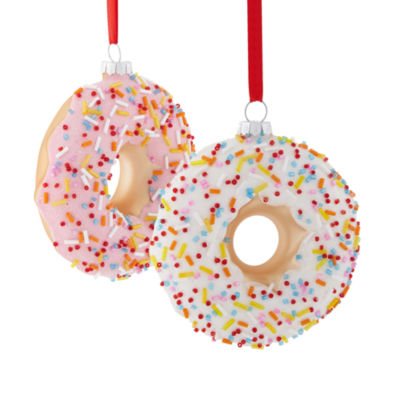 North Pole Trading Co. Doughnuts Set 2-pc. Christmas Ornament