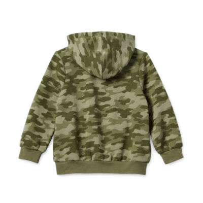 Okie Dokie Toddler & Little Boys Fleece Hooded Lightweight Jacket