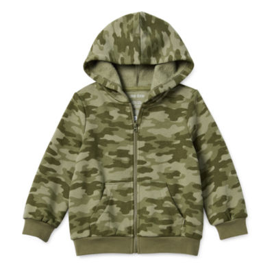 Okie Dokie Toddler & Little Boys Fleece Hooded Lightweight Jacket