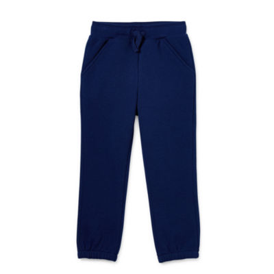 Okie Dokie Toddler Boys Drawstring Waist Cinched Regular Fit Jogger Pant
