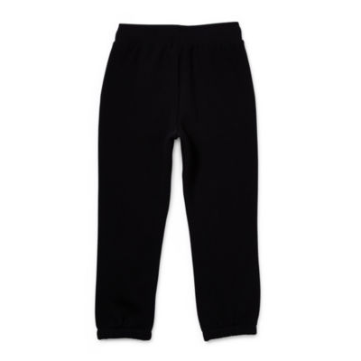 Okie Dokie Toddler & Little Boys Drawstring Waist Cinched Fleece Jogger Pant