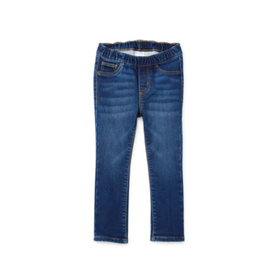 Okie Dokie Toddler Girls Adaptive Straight Leg Jean