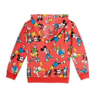 Disney Collection Little & Big Boys Mickey and Friends Hoodie