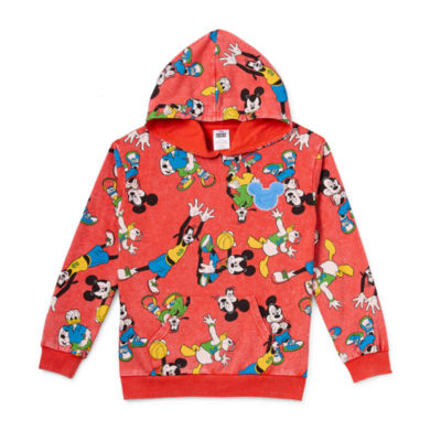 Disney Collection Little & Big Boys Mickey and Friends Hoodie