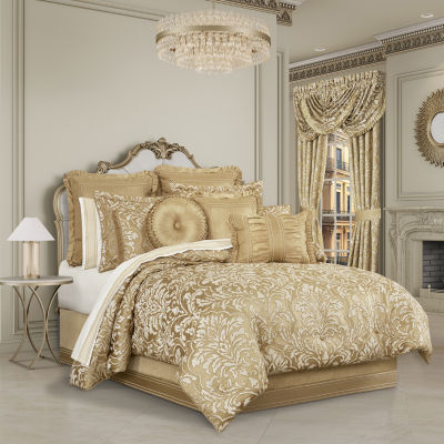 Queen Street Augustina 4-pc. Midweight Embellished Comforter Set