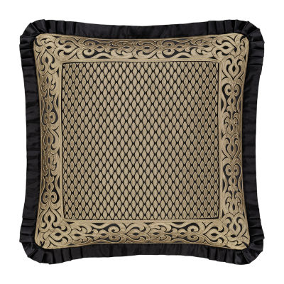 Queen Street Blythe Black & Gold Embellished Euro Sham