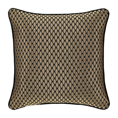 Queen Street Blythe Black & Gold Square Throw Pillows