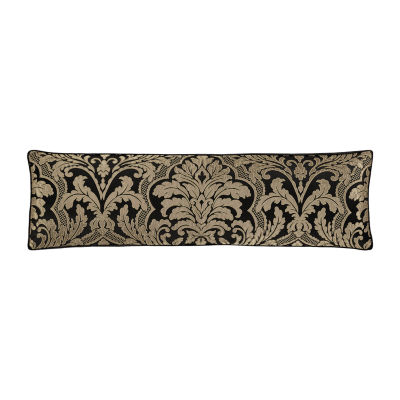 Queen Street Branson Black & Gold Rectangular Throw Pillow