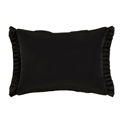 Queen Street Branson Black & Gold Rectangular Throw Pillow