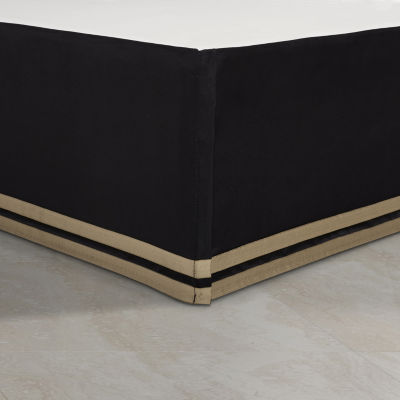 Queen Street Charleston Black 4-pc. Midweight Embellished Comforter Set