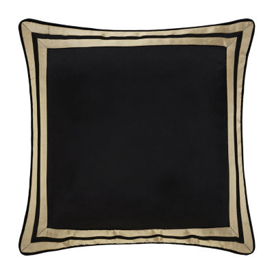 Queen Street Charleston Black Embellished Euro Shams