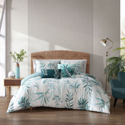 Bebejan Mint Tropical 5-pc. Midweight Reversible Comforter Set