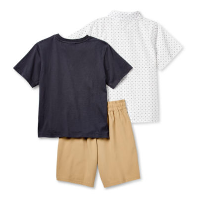 Avalanche Little Boys 3-pc. Short Set