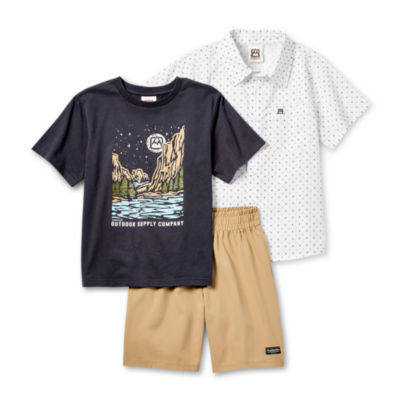 Avalanche Little Boys 3-pc. Short Set